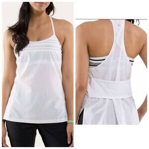 Lululemon Groovy Stripe Nimbus Amped Up Tank